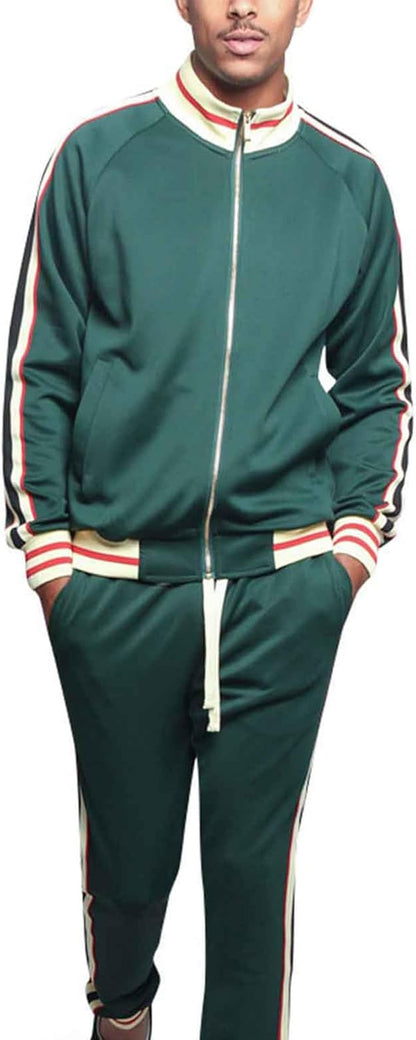 Men'S Velour Velvet Tracksuit Sets -Casual Wear, Gym, and Lounge