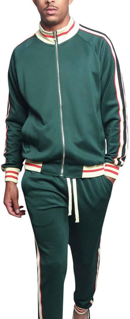 Men'S Velour Velvet Tracksuit Sets -Casual Wear, Gym, and Lounge
