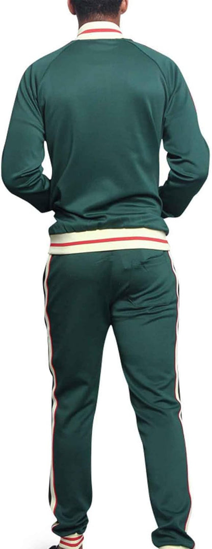 Men'S Velour Velvet Tracksuit Sets -Casual Wear, Gym, and Lounge